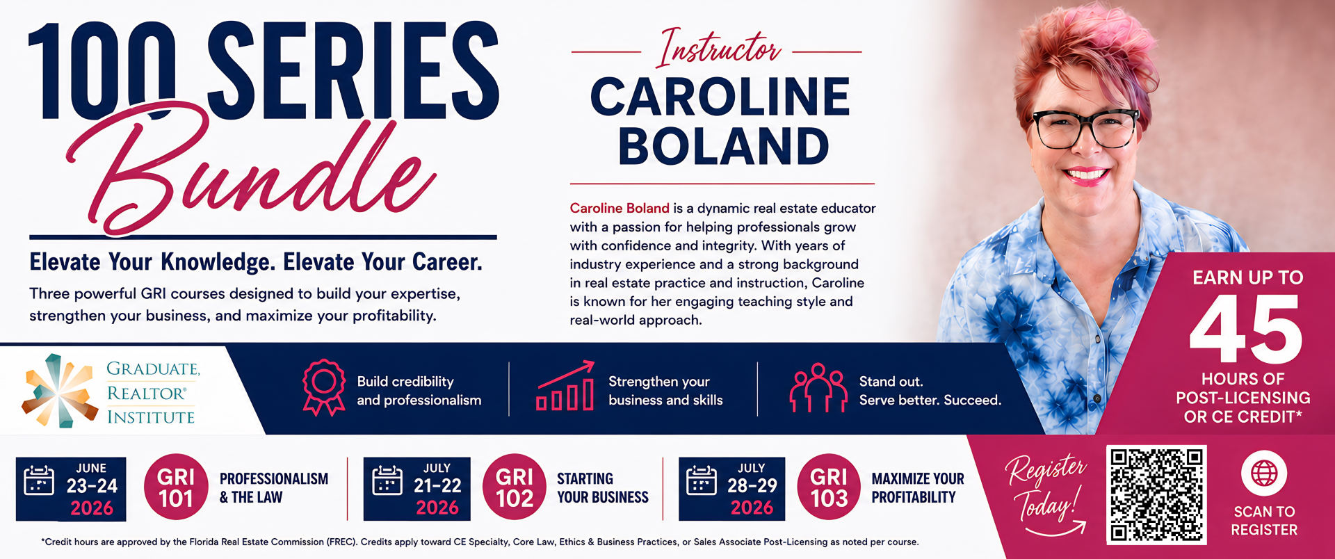 GRI 100 Series Bundle with instructor Caroline Boland.