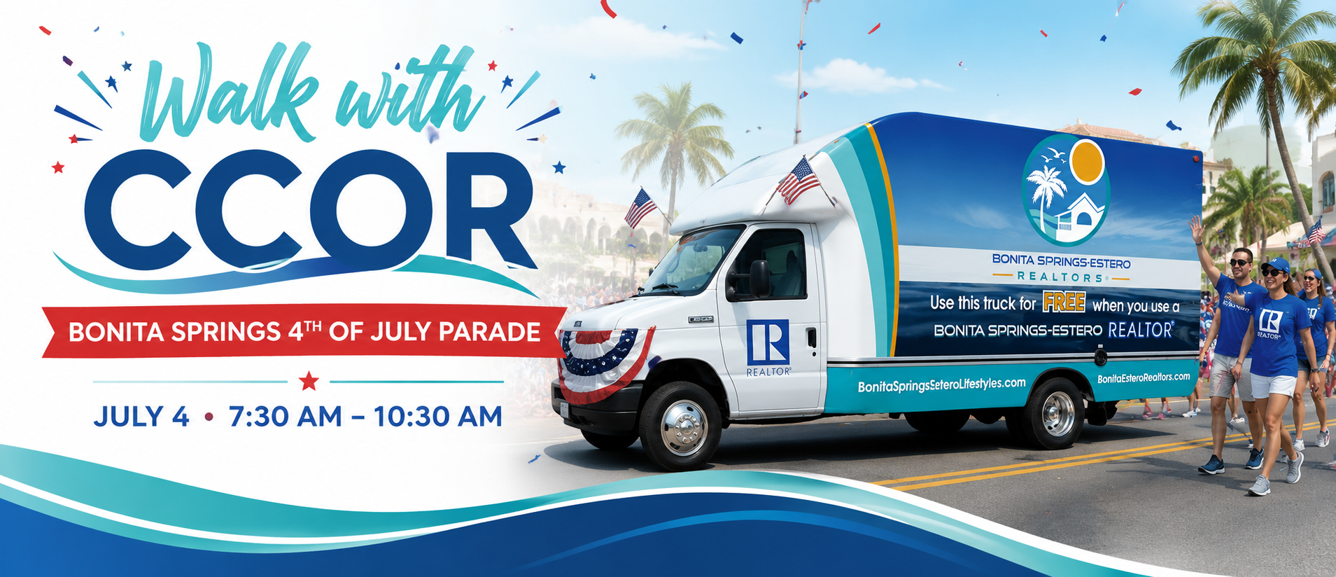 Walk with CCOR - Bonita Springs 4th of July Parade